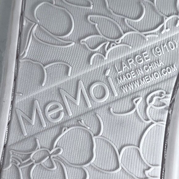 MeMoi Womens Lazy Daze Sloth Bedroom House Slippers Shoes L 9/10 Hard Bottoms - Picture 7 of 7